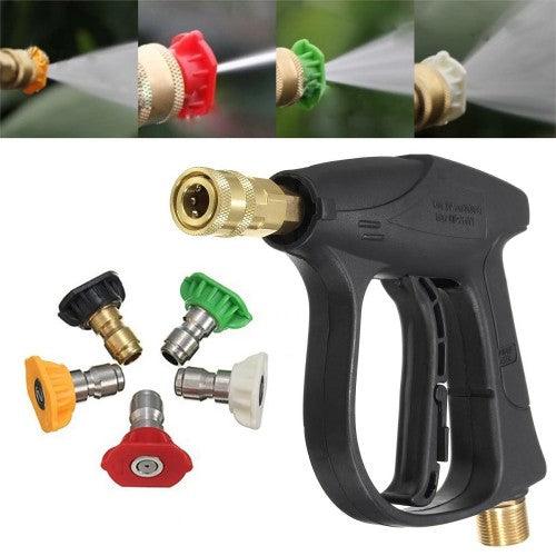 MATCC Adjustable Foam Cannon Sprayer Set with Snow Foam Lance, 5 Spray Nozzles, 3/8 MATCC Adjustable Foam Cannon Sprayer Set with Snow Foam Lance, 5 Spray Nozzles, 3/8